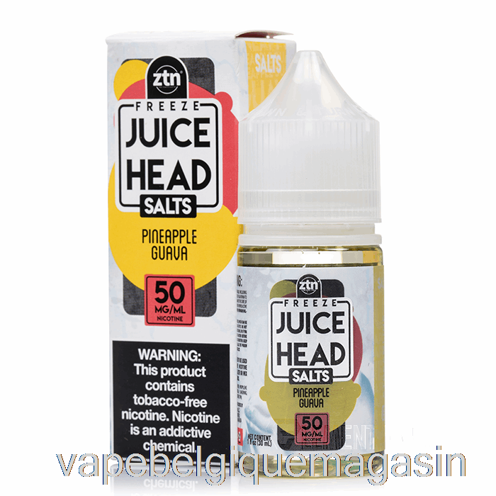 Vape Jetable Freeze Ananas Goyave - Jus De Sels De Tête - 30ml 35mg